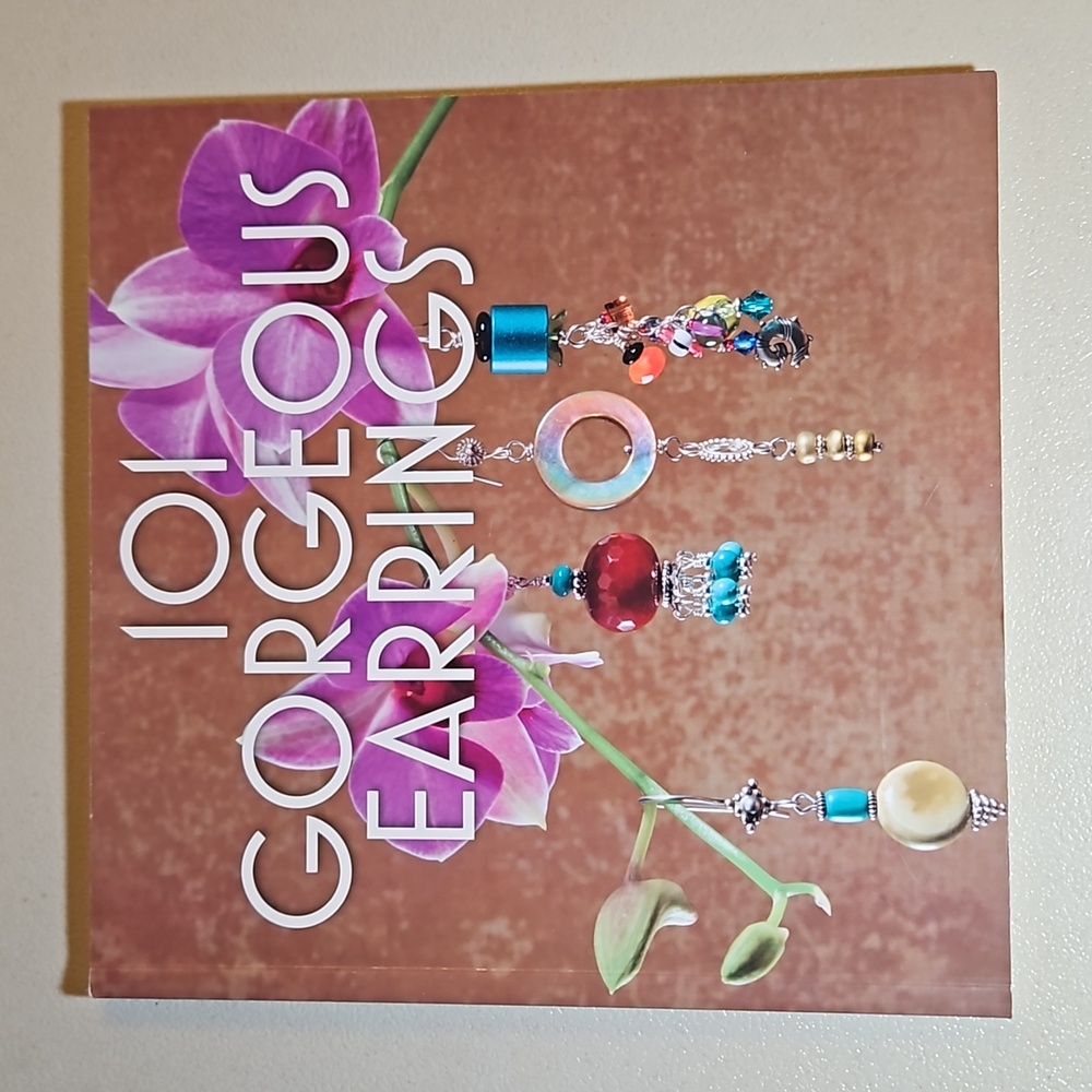 101 Gorgeous Earrings Craft Book Gold Wire Gems Instructions Jewels Silver T2